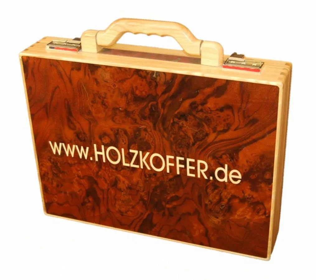 Aktenkoffer aus Holz