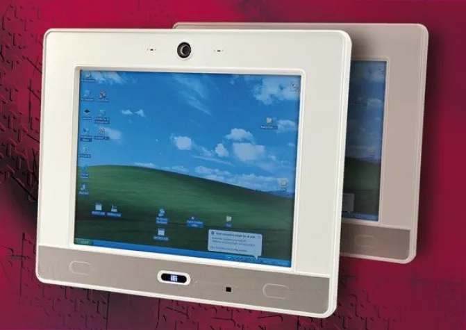 Bild: All-in-one Panel-PC für einfachen Wandeinbau