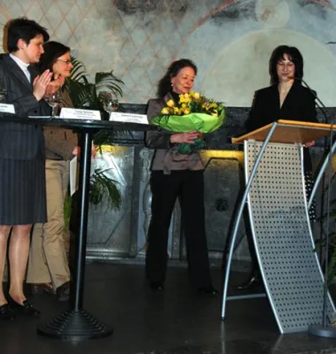 Bild: Umweltpreis „Trophée de femmes 2009“ für AGA-Gründerin Brigitte Peter