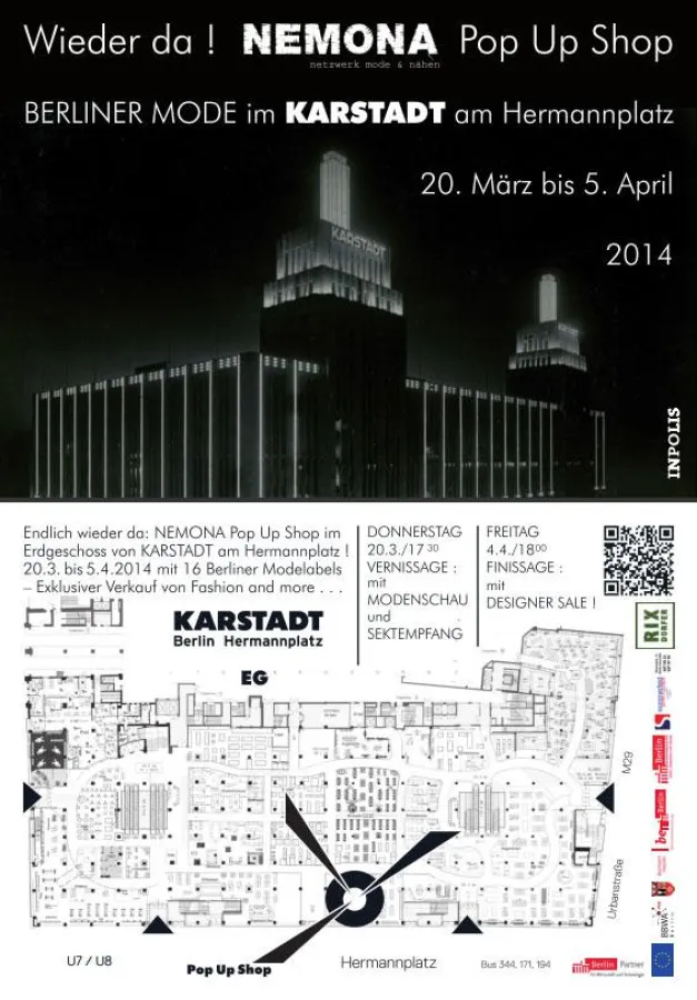 NEMONA Pop Up Shop 2014