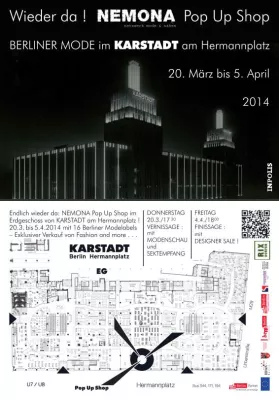 Bild: NEMONA Pop Up Shop bei KARSTADT am Hermannplatz