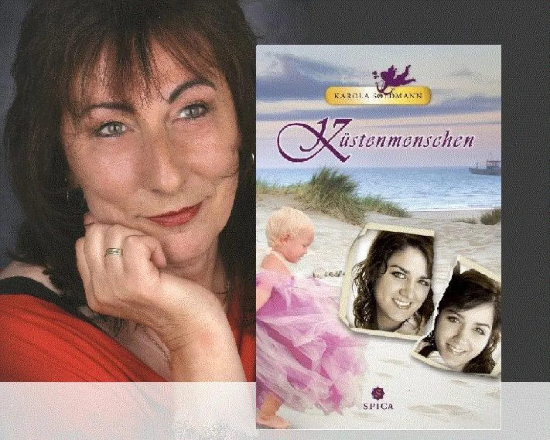 Karola Soldmann mit ihrem Roman 