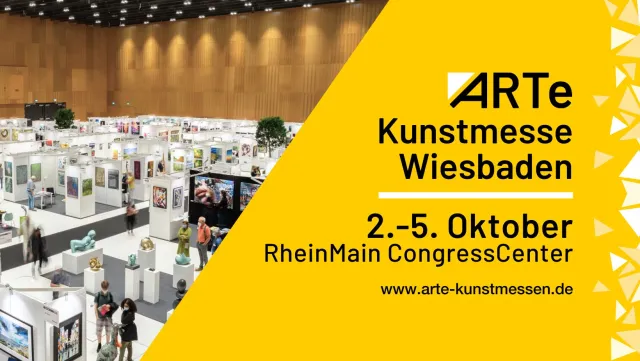 ARTe Kunstmesse Wiesbaden – Vier Tage zeitgenössische Kunst im RheinMain CongressCenter Bild: ARTe Kunstmesse Wiesbaden – Vier Tage zeitgenössische Kunst im RheinMain CongressCenter
