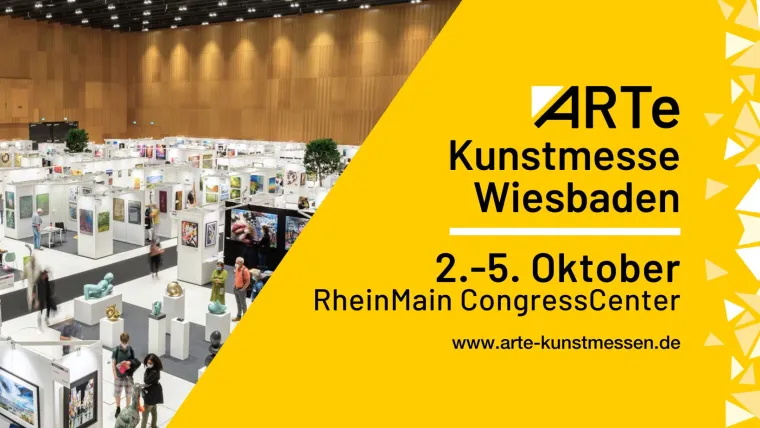 ARTe Kunstmesse Wiesbaden – Vier Tage zeitgenössische Kunst im RheinMain CongressCenter Bild: ARTe Kunstmesse Wiesbaden – Vier Tage zeitgenössische Kunst im RheinMain CongressCenter