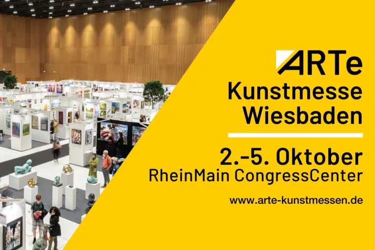 ARTe Kunstmesse Wiesbaden – Vier Tage zeitgenössische Kunst im RheinMain CongressCenter Bild: ARTe Kunstmesse Wiesbaden – Vier Tage zeitgenössische Kunst im RheinMain CongressCenter
