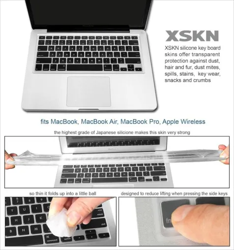 NEUVORSTELLUNG - XSKN Clear Skin für MacBook Bild: NEUVORSTELLUNG - XSKN Clear Skin für MacBook