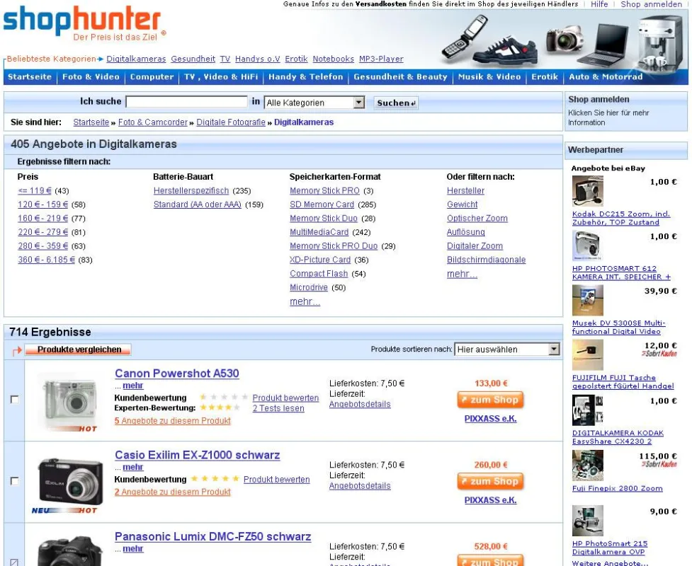 ShopHunter -Der Preis ist das Ziel
