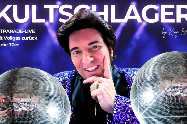 Die erfolgreichste Retro-Schlager-Show Deutschlands: King Eddy lässt die 70er Hitparade leben Bild: Die erfolgreichste Retro-Schlager-Show Deutschlands: King Eddy lässt die 70er Hitparade leben