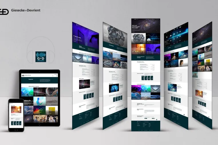 Giesecke+Devrient startet multimediales Online-Magazin Bild: Giesecke+Devrient startet multimediales Online-Magazin