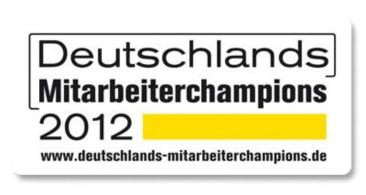 Logo Deutschlands Mitarbeiterchampions® 2012