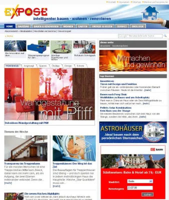 exxpose.de - Das Bauportal zum Magazin ist da Bild: exxpose.de - Das Bauportal zum Magazin ist da