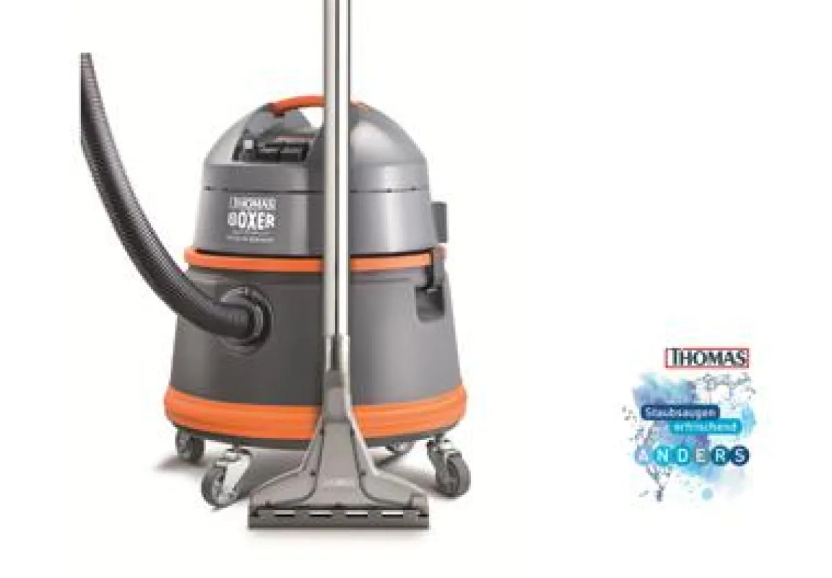 (FOTO: THOMAS) Der THOMAS BOXER sagt Tierhaaren und Schmutz den Kampf an.