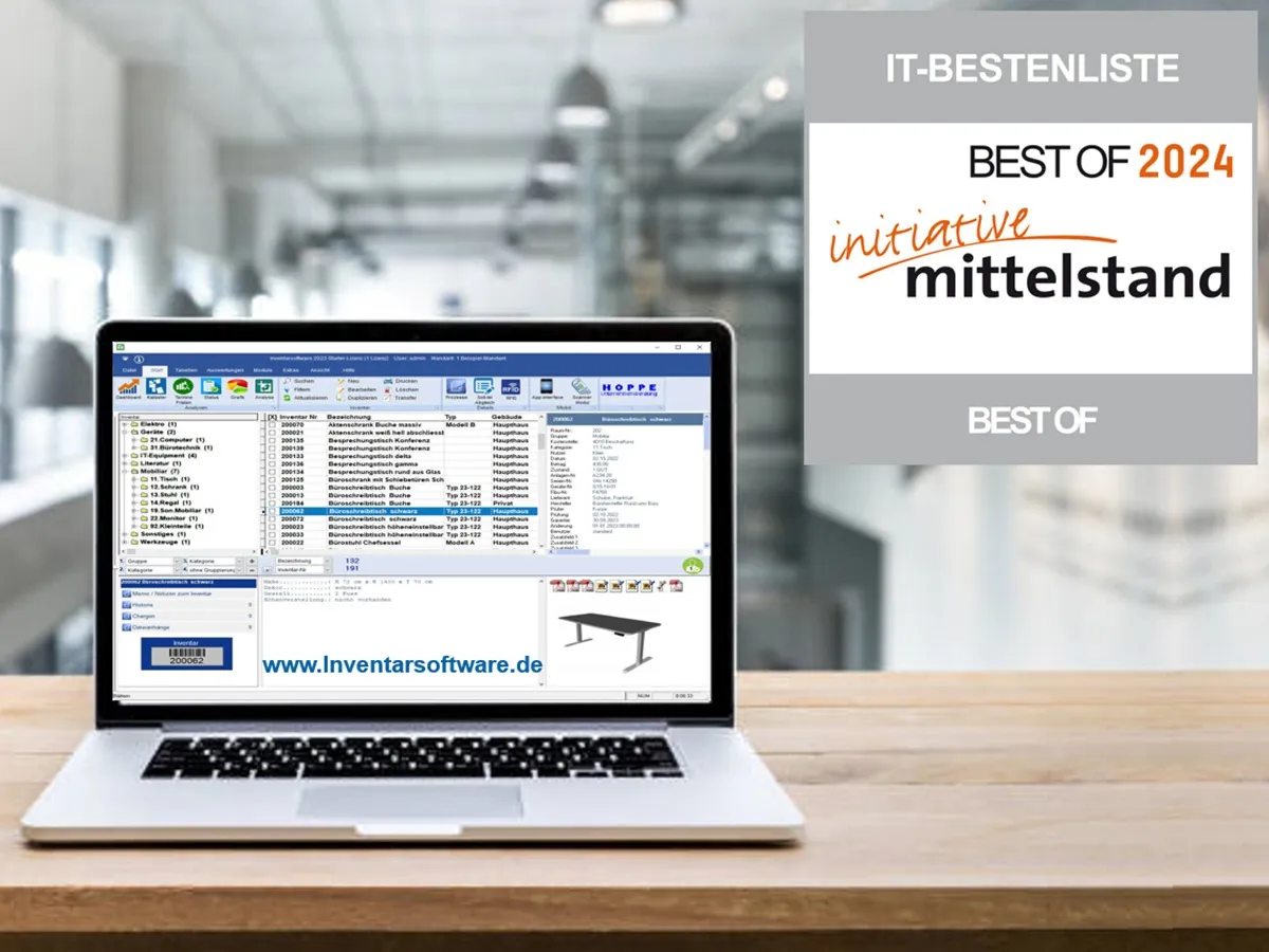 Inventarverwaltung sorgt für Transparenz (© Hoppe Unternehmensberatung)