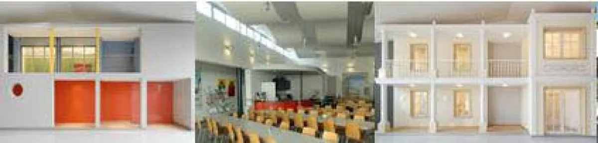Großzügige Schulungsräume, ein geschmackvolles Foyer und eine Fantasiewerkstatt