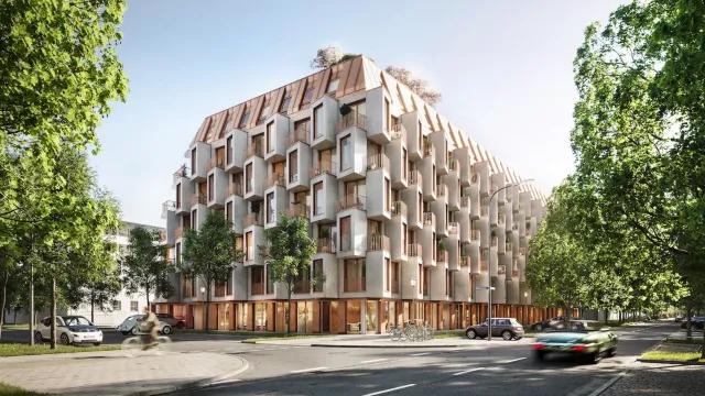 Bild: Architektur für die Zukunft: Bauwerk und UNStudio präsentieren neues Münchner Wohnbauprojekt Van B