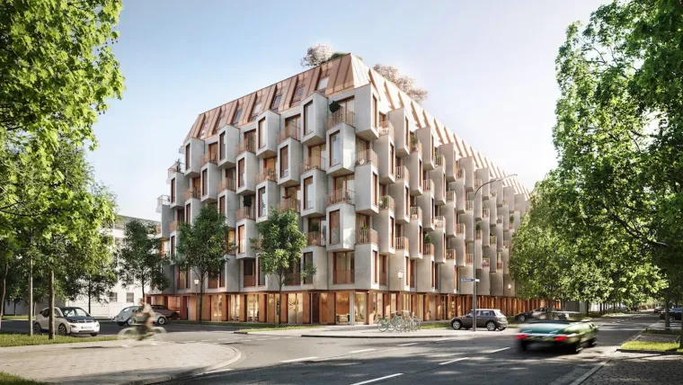 Bild: Architektur für die Zukunft: Bauwerk und UNStudio präsentieren neues Münchner Wohnbauprojekt Van B