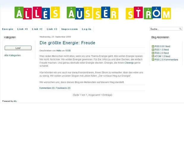 Bild: Clevergy – bloggt mit doppelter Energie aus Düsseldorf