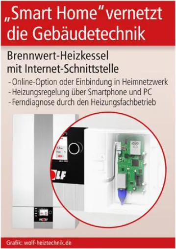 "Smart Home" vernetzt die Gebäudetechnik Bild: "Smart Home" vernetzt die Gebäudetechnik