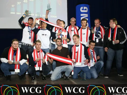 Bild: Die World Cyber Games präsentieren das österreichische eSport-Olympiateam