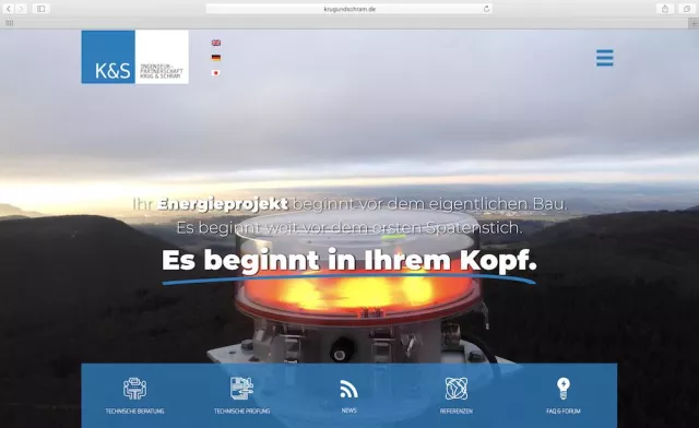Bild: Launch der neuen K&S Website