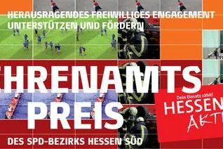 Bild: SPD Hessen-Süd verleiht Ehrenamtspreis: Vereine und Initiativen können sich bewerben