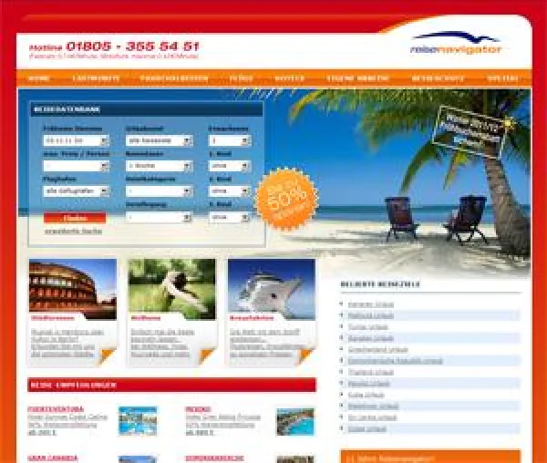 Bild: Herbstblues adé: Reisenavigator bringt Gestresste in den sorgenfreien Wellness-Urlaub
