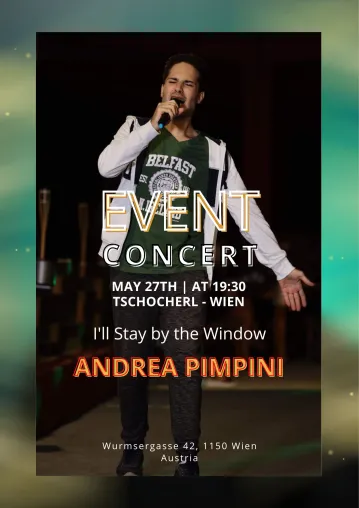 Andrea Pimpini kündigt sein Konzertereignis in Wien an! 27. Mai Bild: Andrea Pimpini kündigt sein Konzertereignis in Wien an! 27. Mai