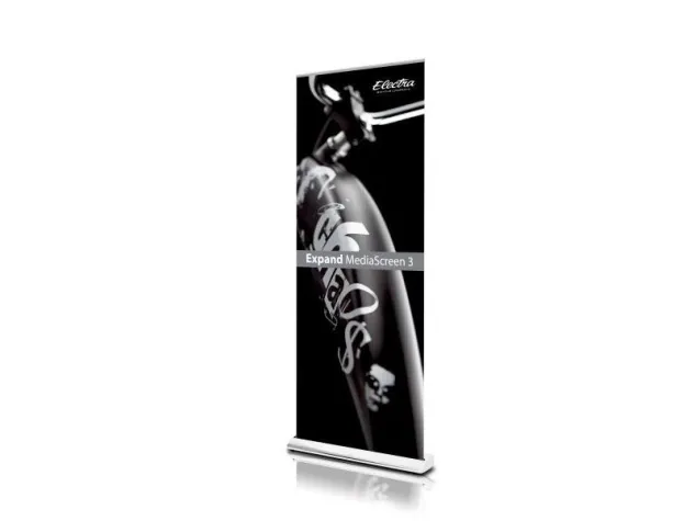 Bild: Die Rollup Display Innovation 2011 – das Rollup Display Expand MediaScreen 3