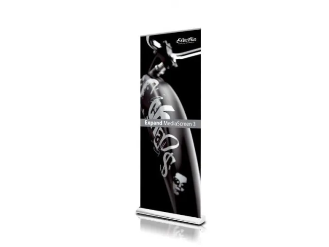 Die Rollup Display Innovation 2011 – das Rollup Display Expand MediaScreen 3 Bild: Die Rollup Display Innovation 2011 – das Rollup Display Expand MediaScreen 3