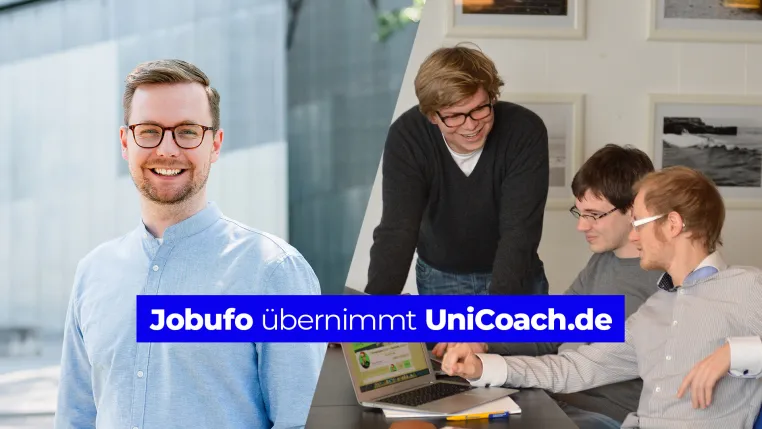 Jobufo übernimmt Nürnberger Startup: Studierende planen Uni und Karriere jetzt digital. Bild: Jobufo übernimmt Nürnberger Startup: Studierende planen Uni und Karriere jetzt digital.