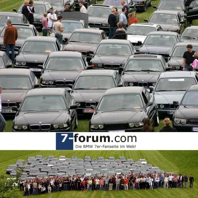 Bild: Deutschlands größtes BMW 7er-Treffen des Jahres am 10. Juni 2006 in Anzing bei München