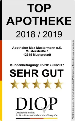 Qualitätssiegel zeichnet bundesweit Apotheken aus Bild: Qualitätssiegel zeichnet bundesweit Apotheken aus