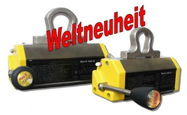 Bild: Last-Aufnahemgeräte für Gabel-Stapler - Kaufberater für Teleskop-Lastenarme, Heb-Magnete und Last-Haken
