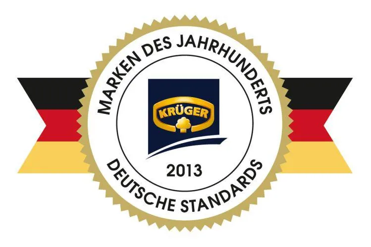 Bild: KRÜGER von Dr. Florian Langenscheidt als „Marke des Jahrhunderts“ ausgezeichnet
