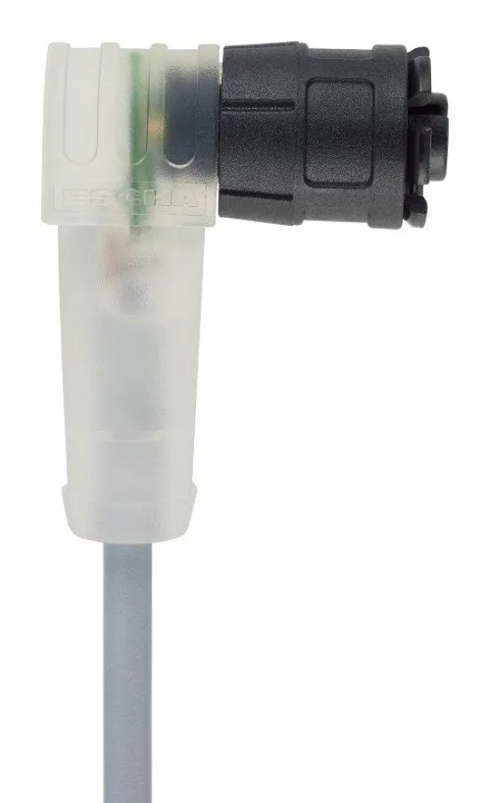 Den S12x1 Schnellanschluss von ESCHA gibt es jetzt auch mit LED - hier als Kupplung