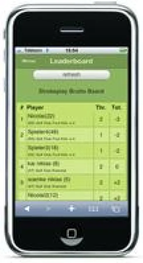 mobile leaderbaord iphone app