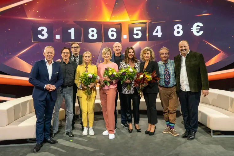 Bild: Großartiges Spendenergebnis – rund 3,2 Millionen Euro für krebskranke Menschen und ihre Angehörigen