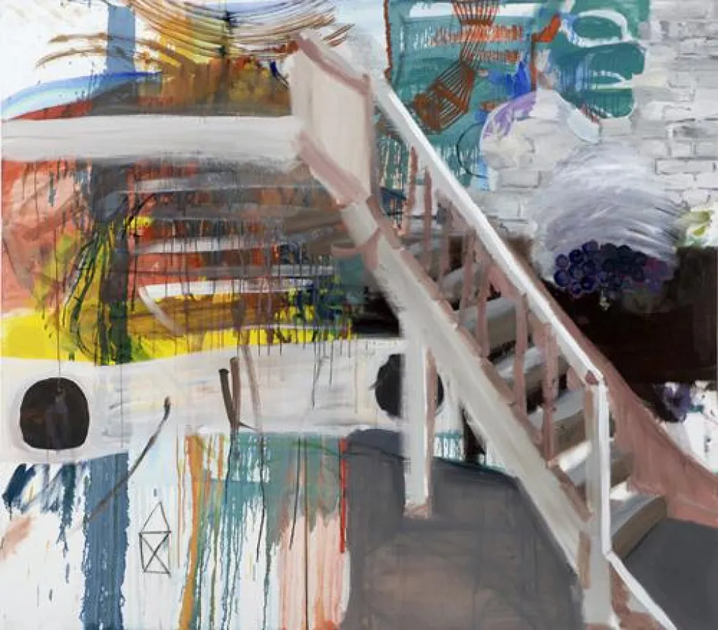 Uta Zeidler from dusk till dawn 2008, Öl auf Leinwand, 170x190cm