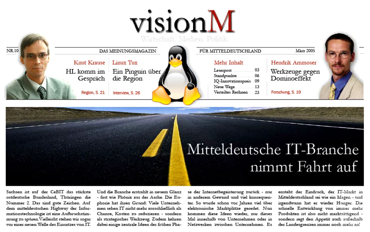 IT-Schwerpunktausgabe des mitteldeutschen Meinungsmagazins