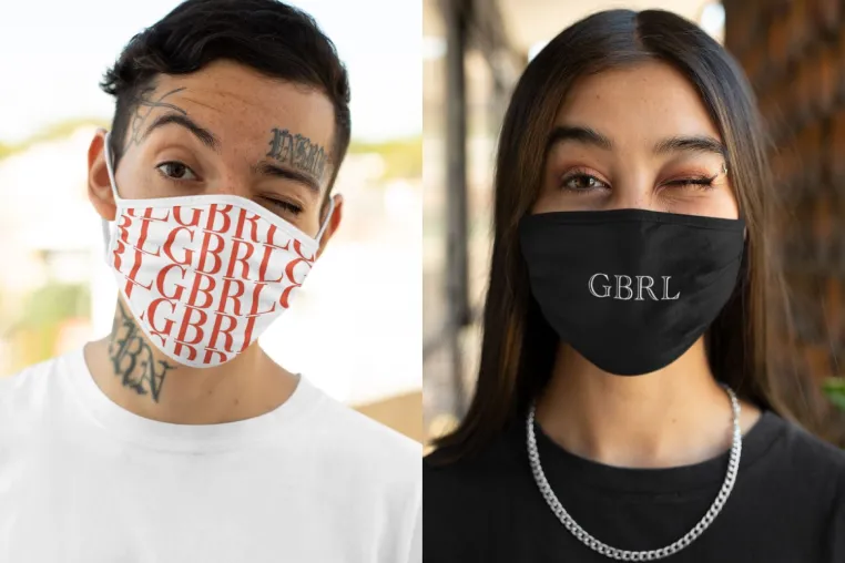 Bild: Die Einzigartigen Fashion Masken bei Gabriel Gauvain GBRL - Indipendent Fashion Brand 