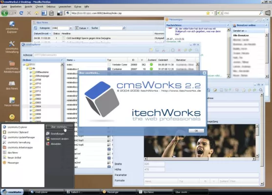 Bild: itechWorks stellt die Version 2.2 des Content Management Systems cmsWorks vor