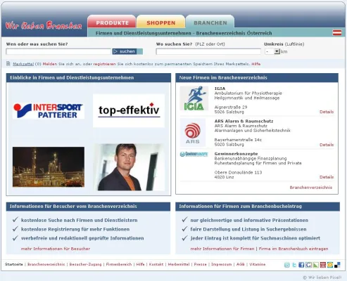 Suchmaschinen-Optimierung mit Brancheneintrag im Verzeichnis Wir-lieben-Branchen.at Bild: Suchmaschinen-Optimierung mit Brancheneintrag im Verzeichnis Wir-lieben-Branchen.at
