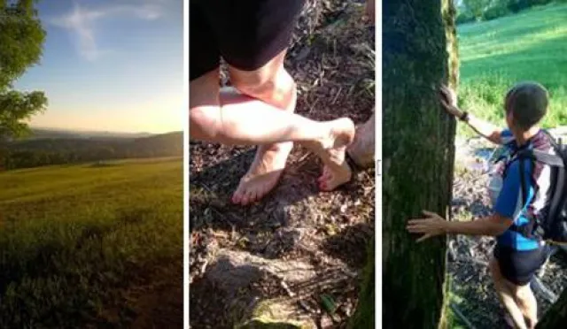 Achsamkeitswanderung in Eningen am 6. Mai 2018 Bild: Achsamkeitswanderung in Eningen am 6. Mai 2018