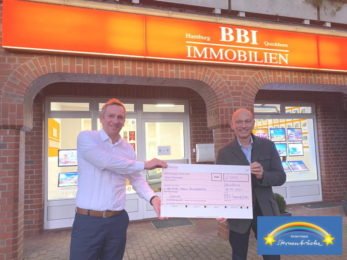 von links: Stefan Brandt, BBI und Peer Gent, Kinder-Hospiz Sternenbrücke