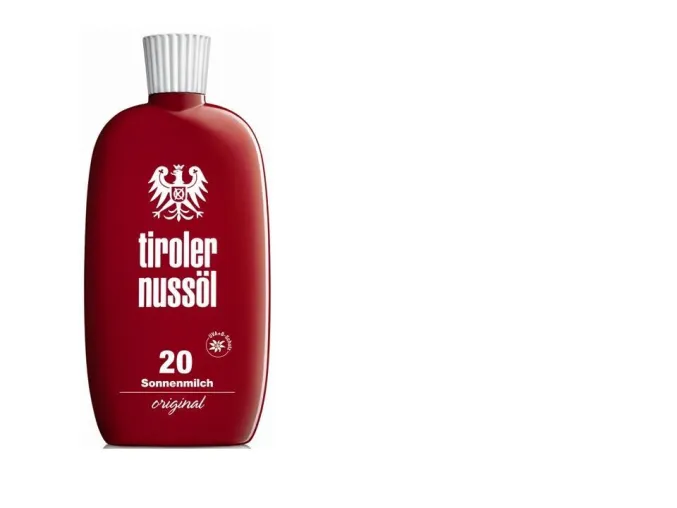 Bild: Neue Tiroler Nussöl Sonnenmilch jetzt mit Lichtschutzfaktor 20 und 30