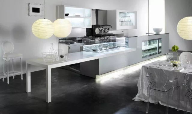 Neue Thekensytemlösungen für die Gastronomie und Hotellerie - Das Moderne, progressive Desing setzt Maßstäbe Bild: Neue Thekensytemlösungen für die Gastronomie und Hotellerie - Das Moderne, progressive Desing setzt Maßstäbe