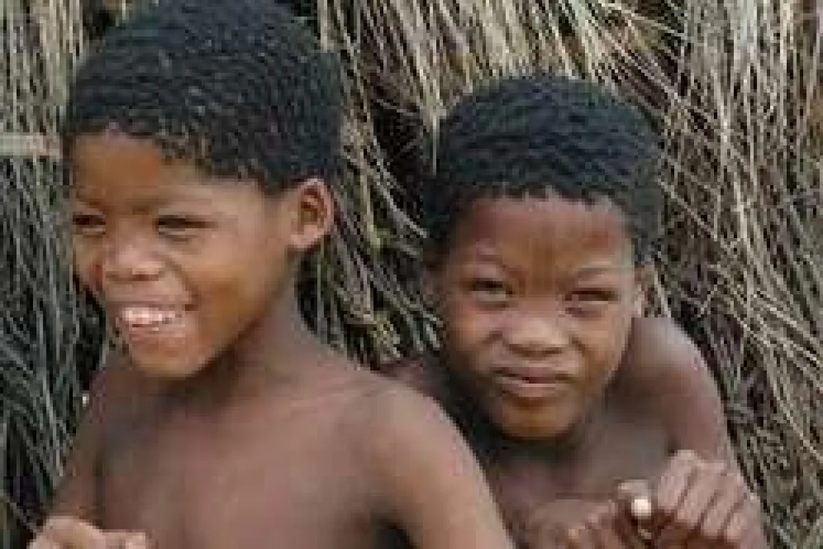 Minister sagt, die Gana und Gwi leben „im tiefsten Mittelalter“. © Survival