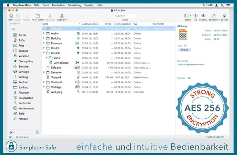 Bild: 50% off Verschlüsselungs-App SimpleumSafe Aktionswochenende vor dem ECSM