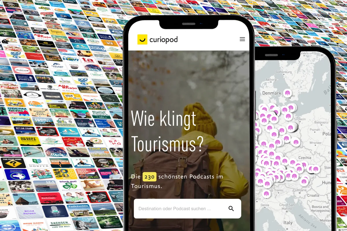 Curiopod.de - das größte Verzeichnis für Podcasts im Tourismus (© Julia Jung & Stefan Niemeyer)