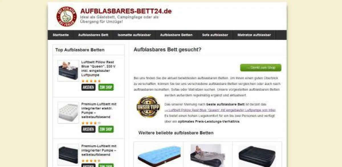Aufblasbares-Bett24.de